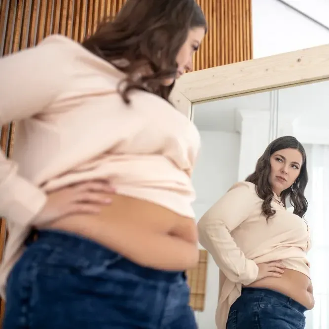 Ashamed of body